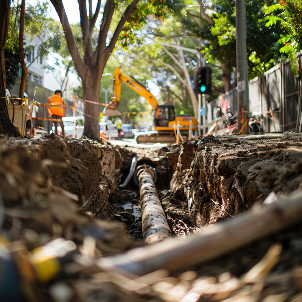 Expert trench excavation in North Ryde delivers effective and efficient pipe repair solutions.
